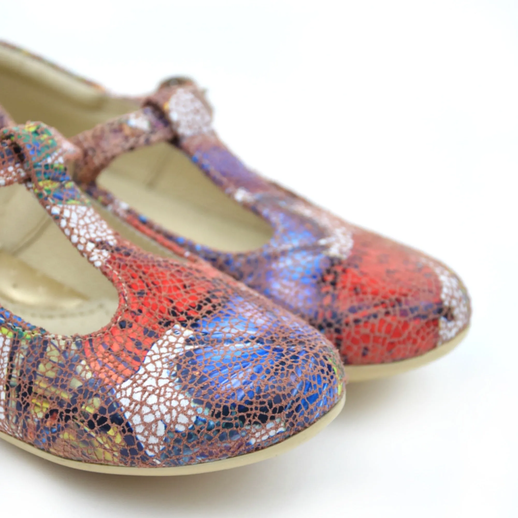 (2480A) Emel balerina shoes gaudi print