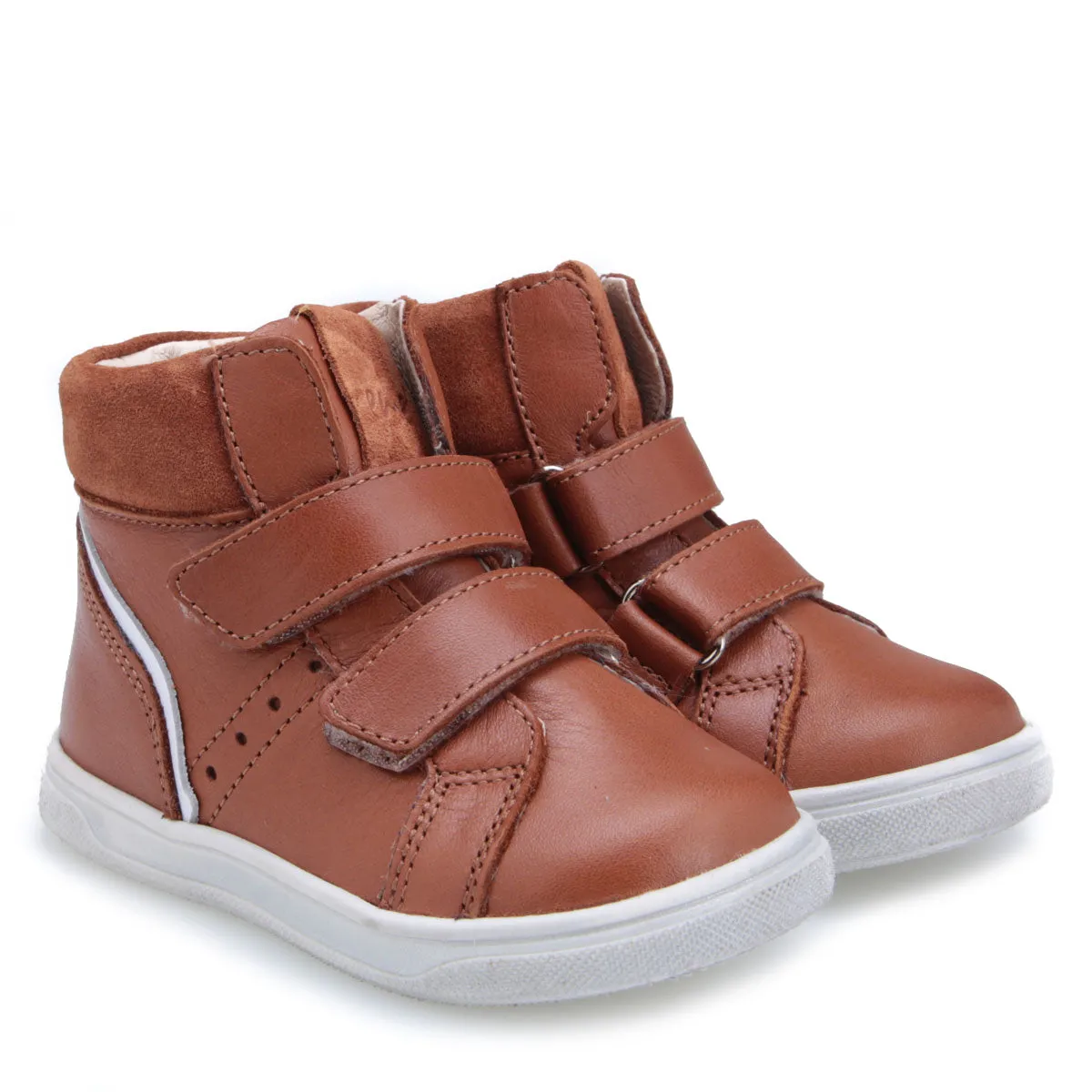 (2729A-7 / 2730A-7) Brown Velcro Trainers