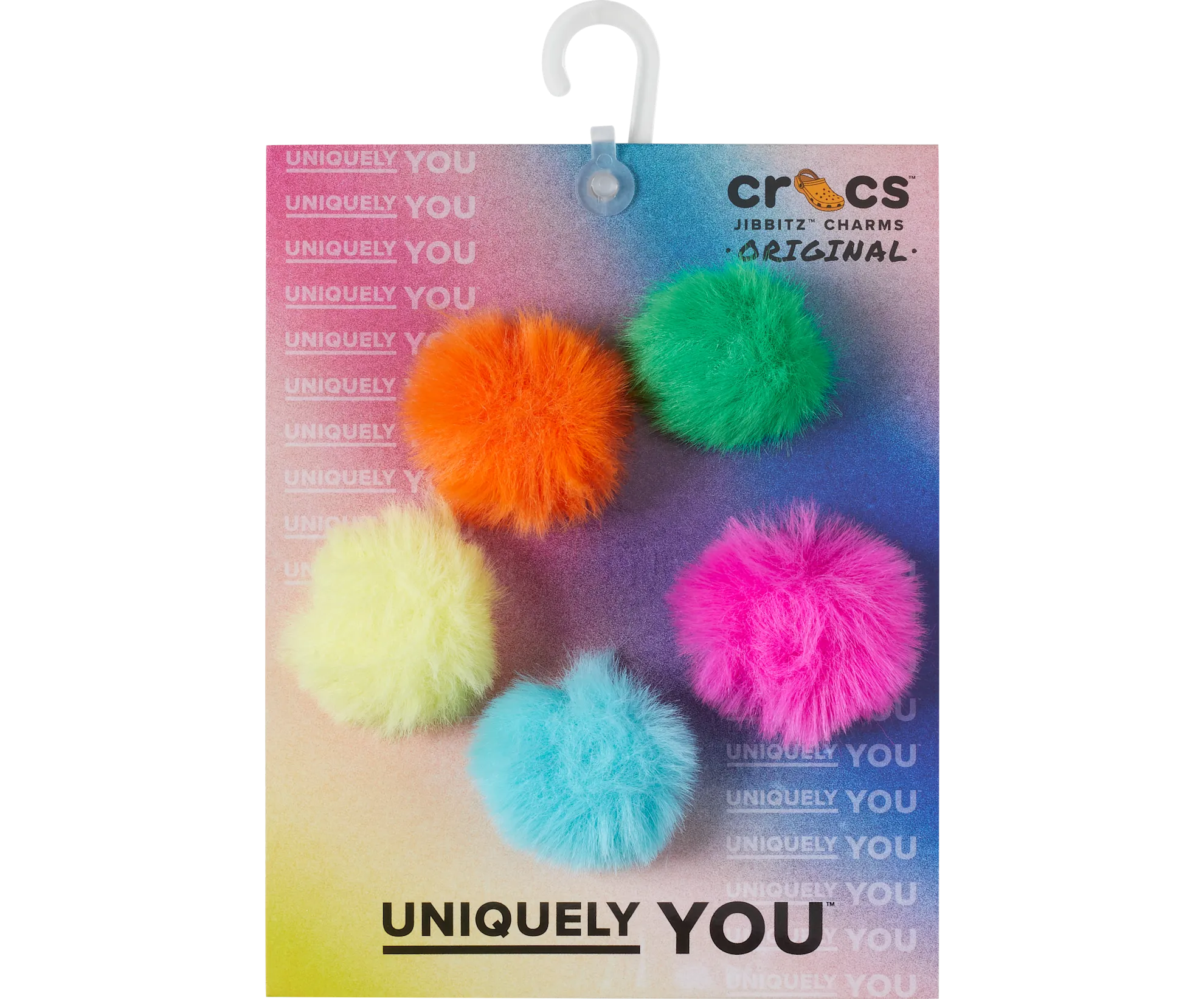 80s Neon Puff Ball 5 Pack