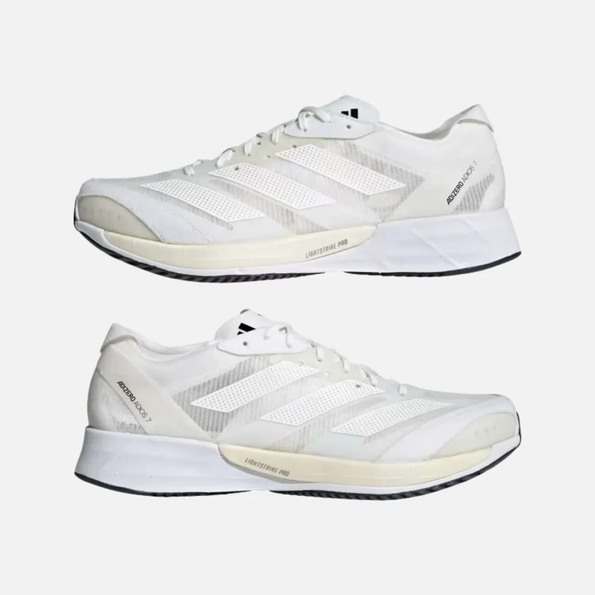 Adidas Adizero Adios 7 Men's Running Shoes -Non Dyed/Cloud White/Core Black