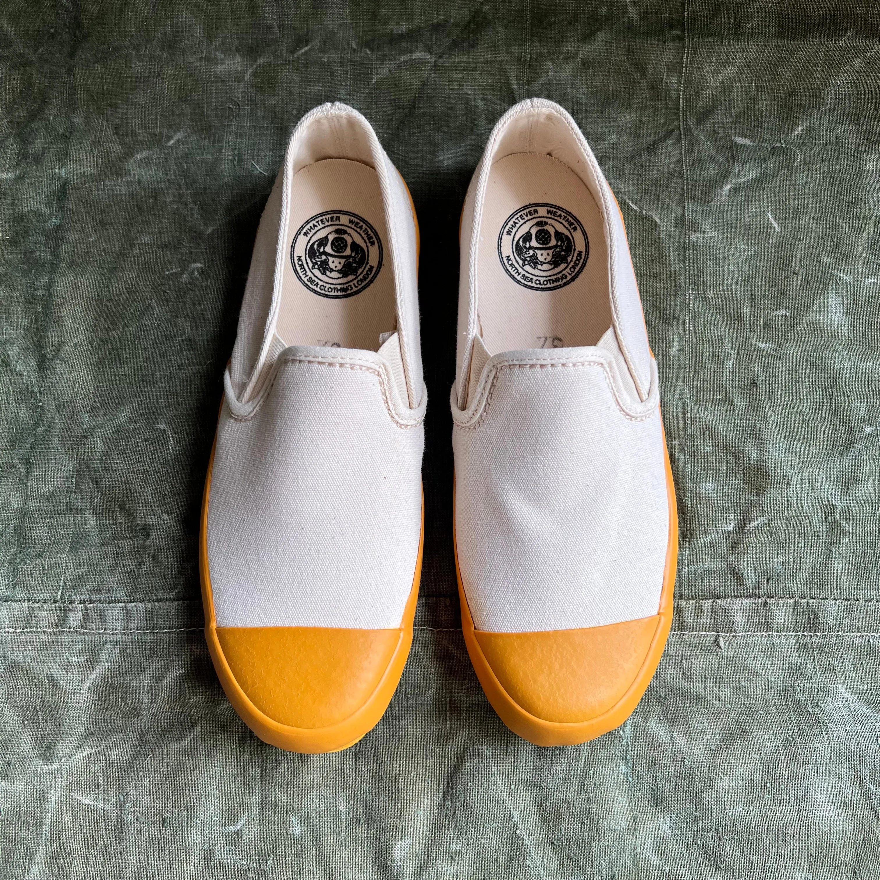 ARCHIVE SALE - MK 1 SLIP-ON, ECRU/YELLOW