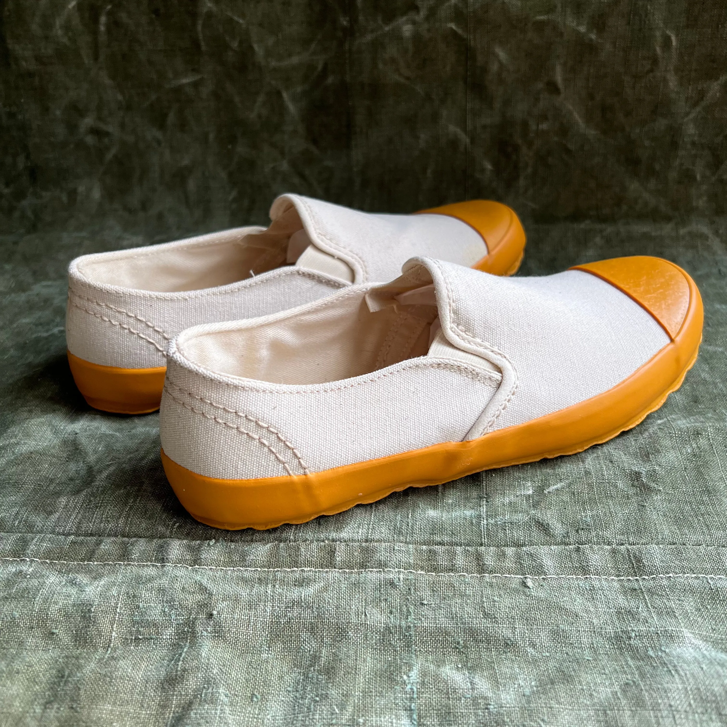 ARCHIVE SALE - MK 1 SLIP-ON, ECRU/YELLOW