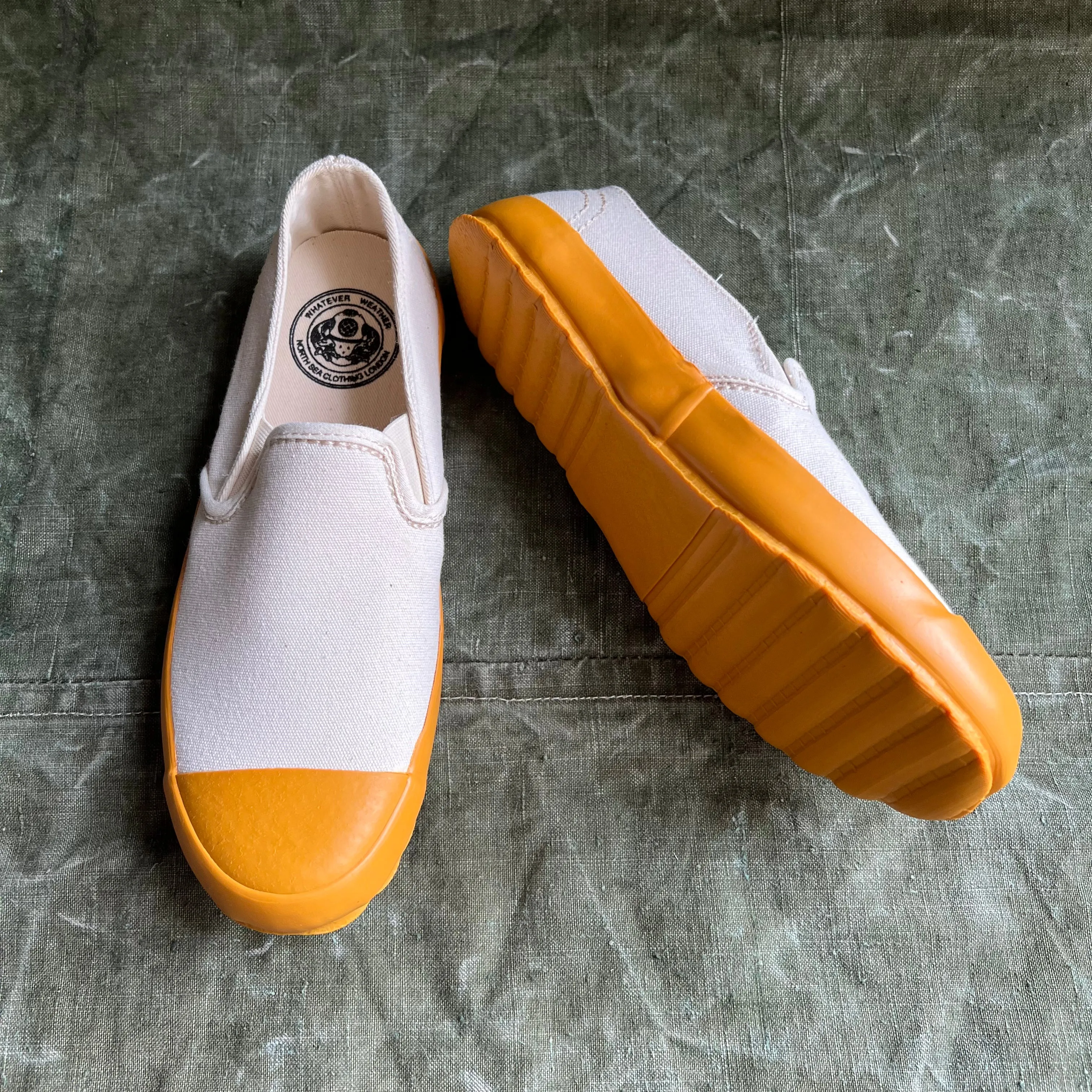 ARCHIVE SALE - MK 1 SLIP-ON, ECRU/YELLOW