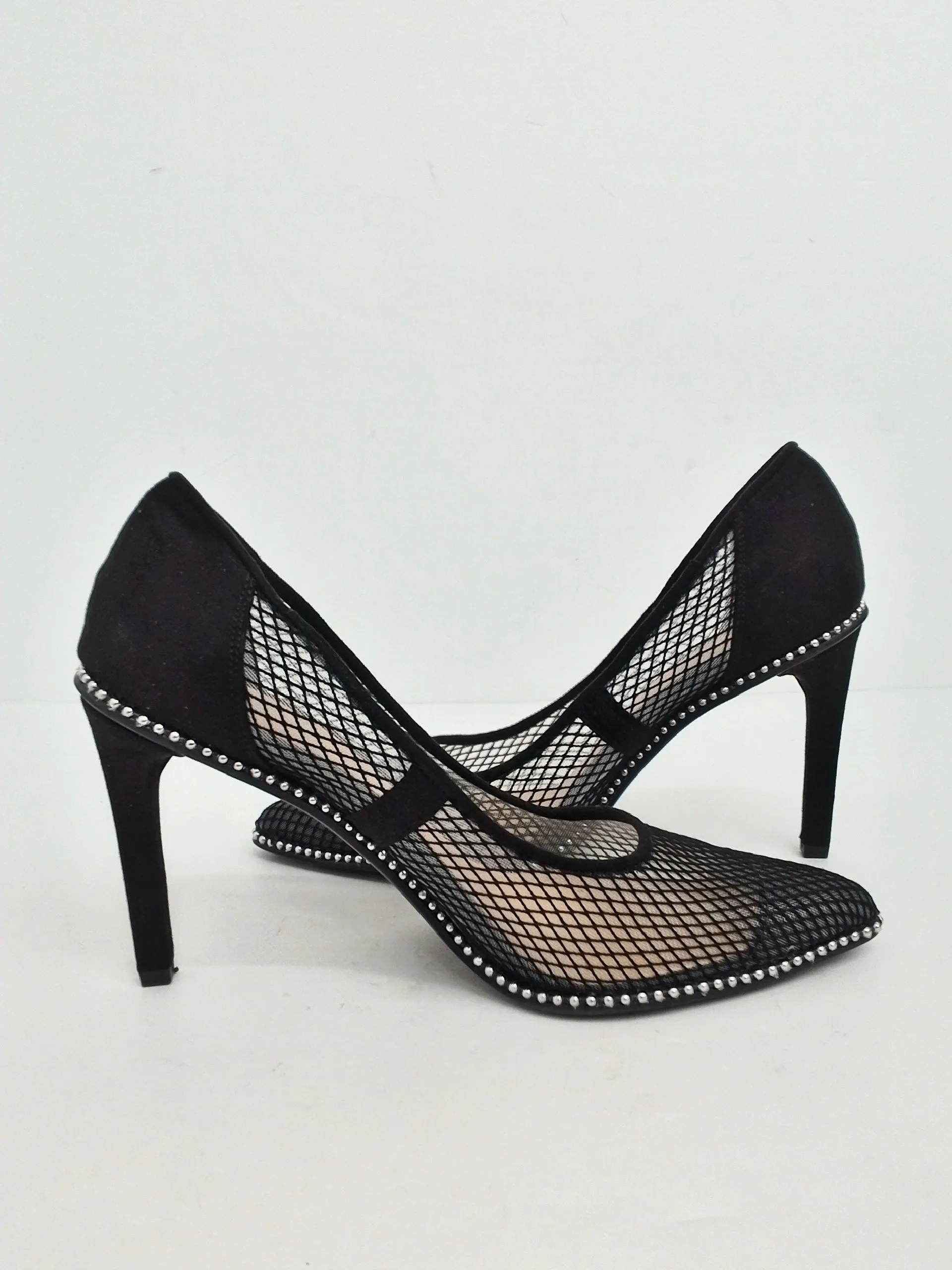 Bar III Women's Black/Clear Pumps Size 6 M