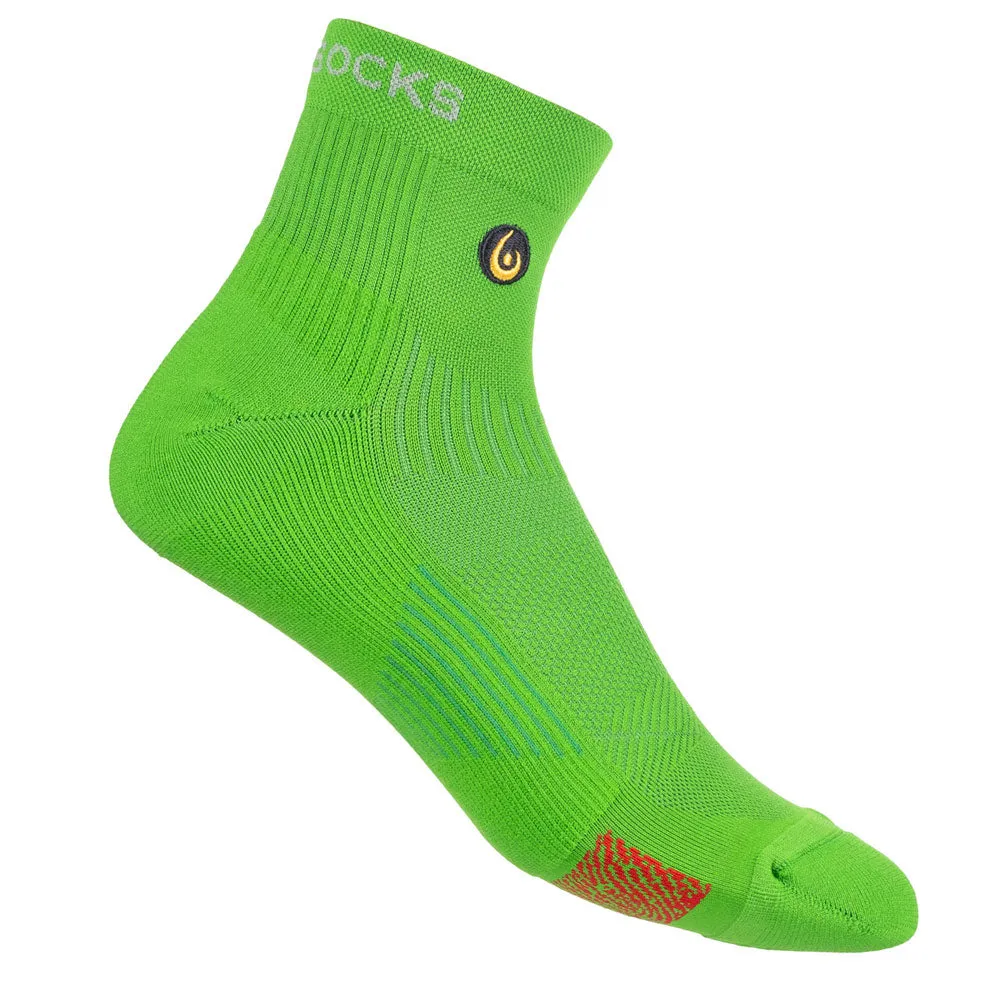 Biowin Neurosocks - Athletic Mini Crew - Neon Green