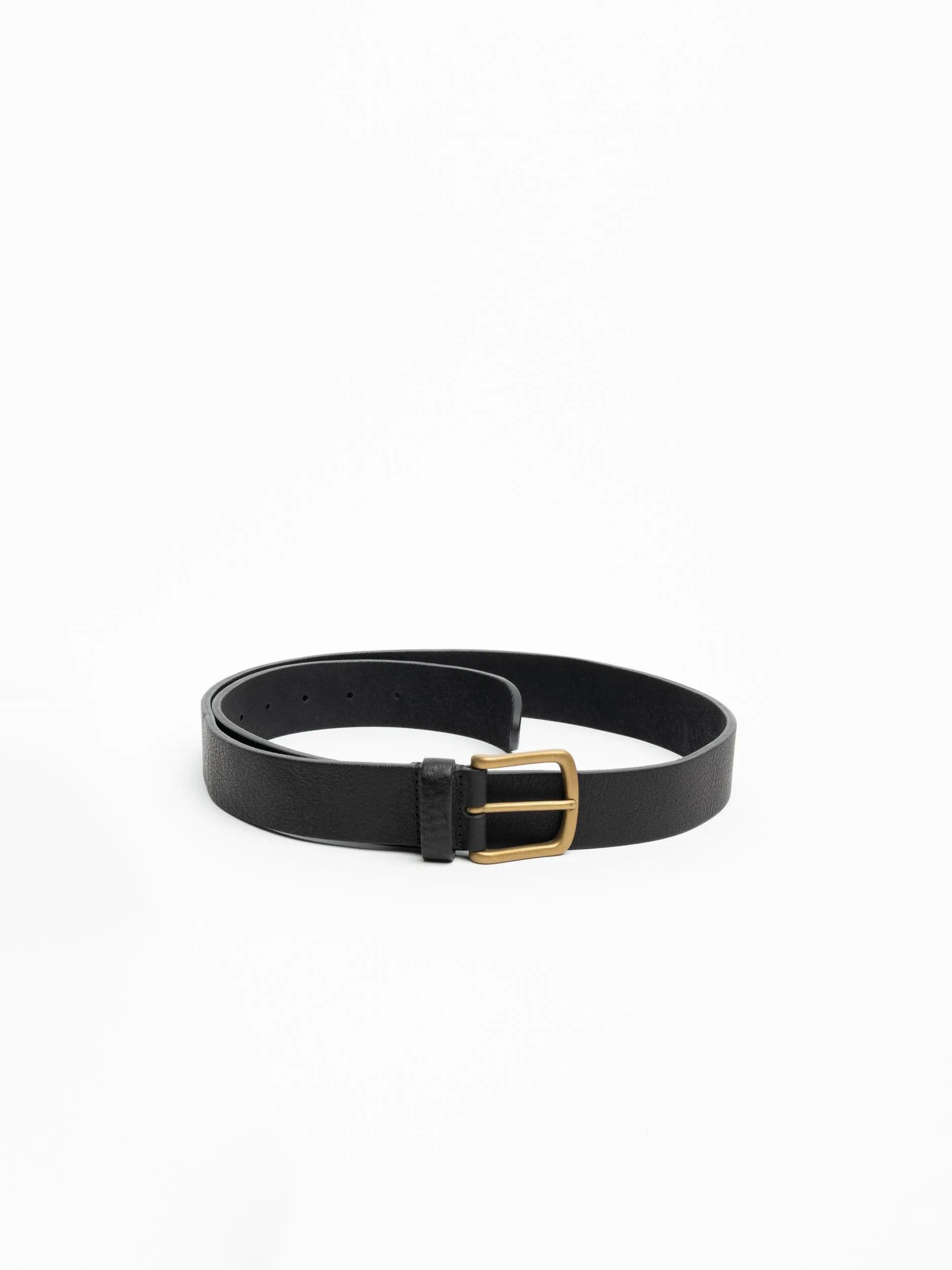 Black Leather Belt