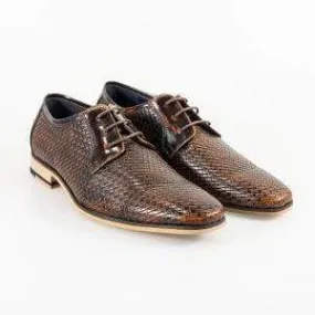 Cavani Rex Tan Formal Shoes