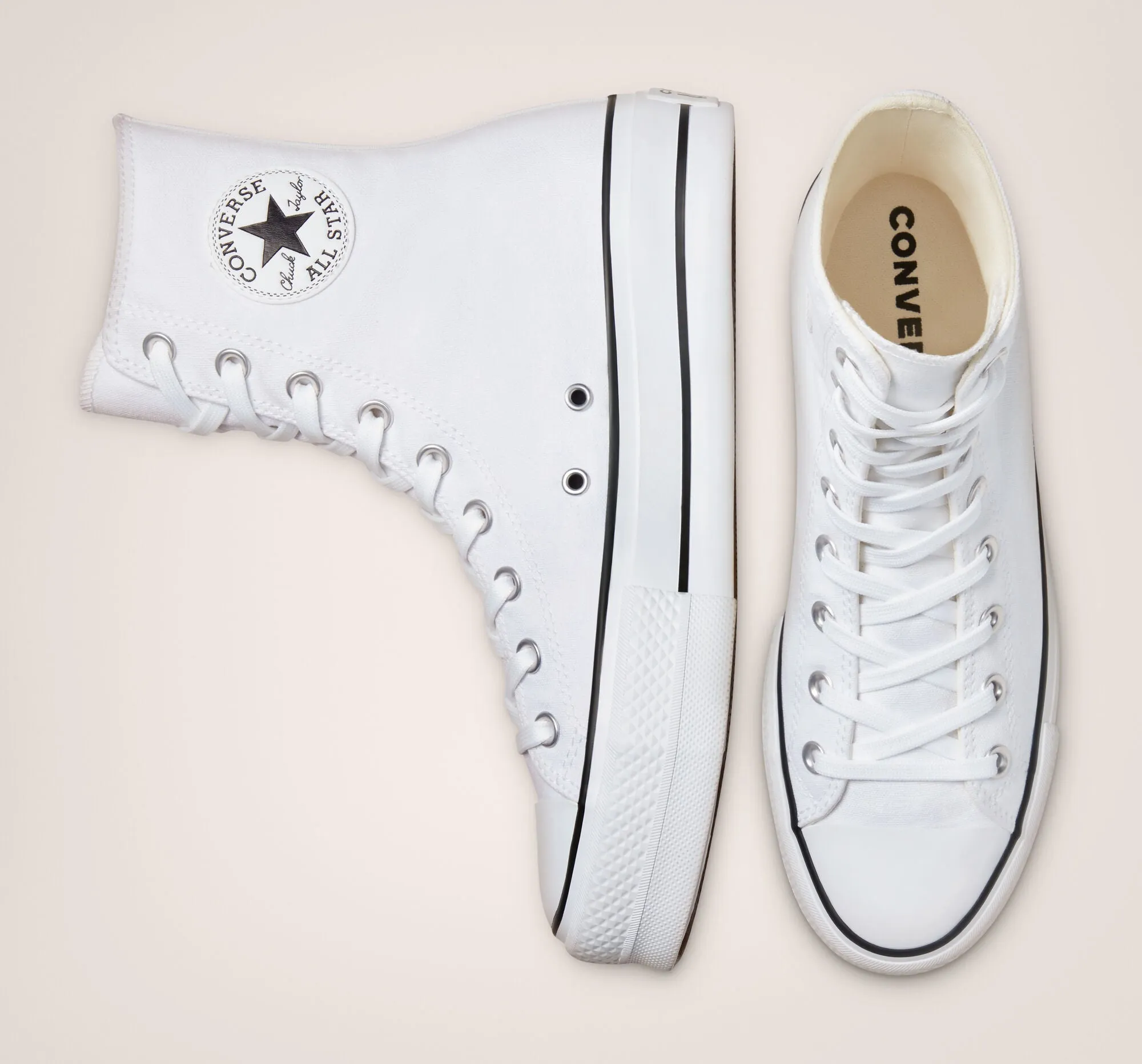 CONVERSE CHUCK PLATEAU EXTRA HIGH WHITE LIFT