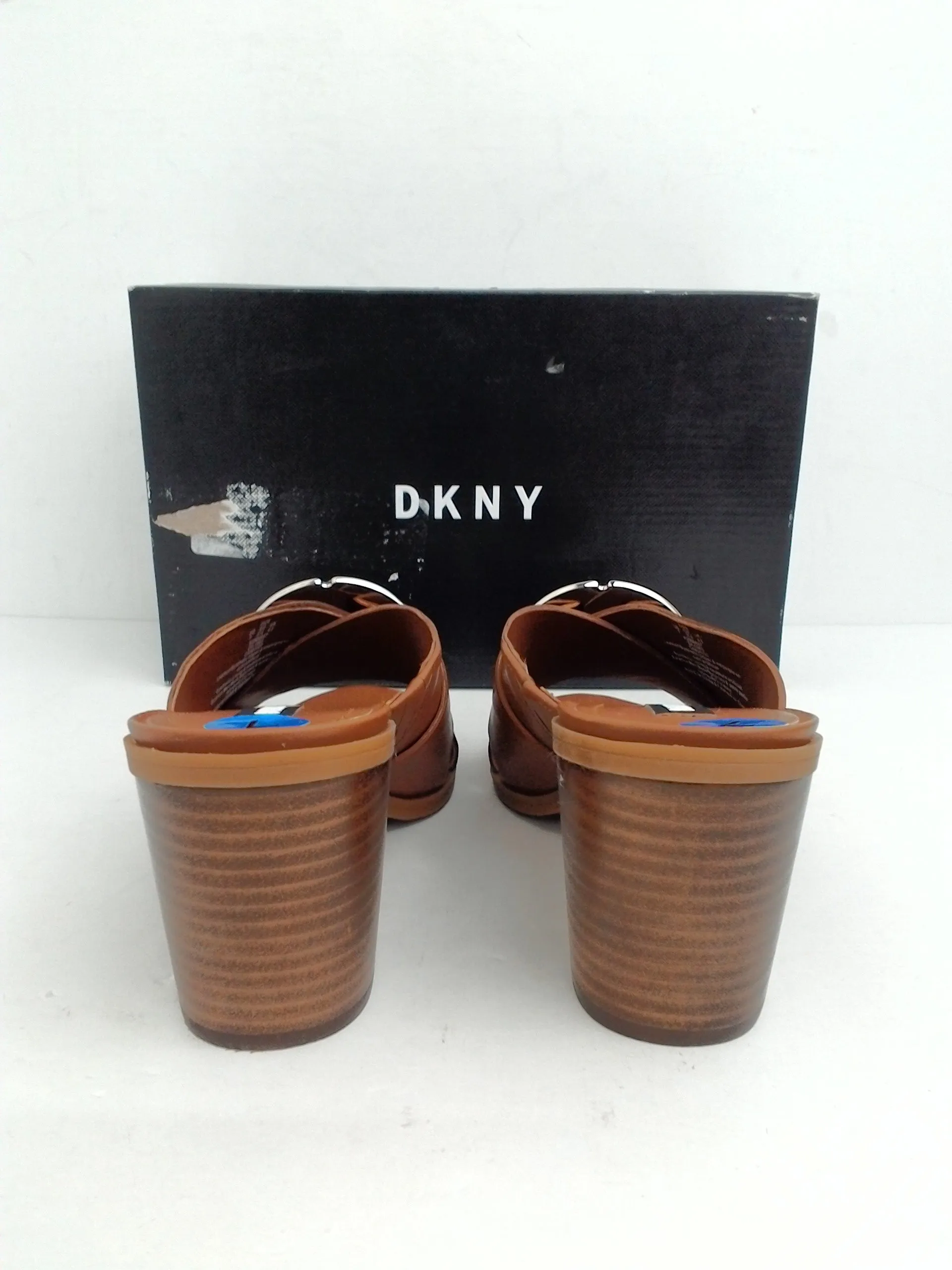 DKNY Women's Cavi Sandal Mule Brown Size 7