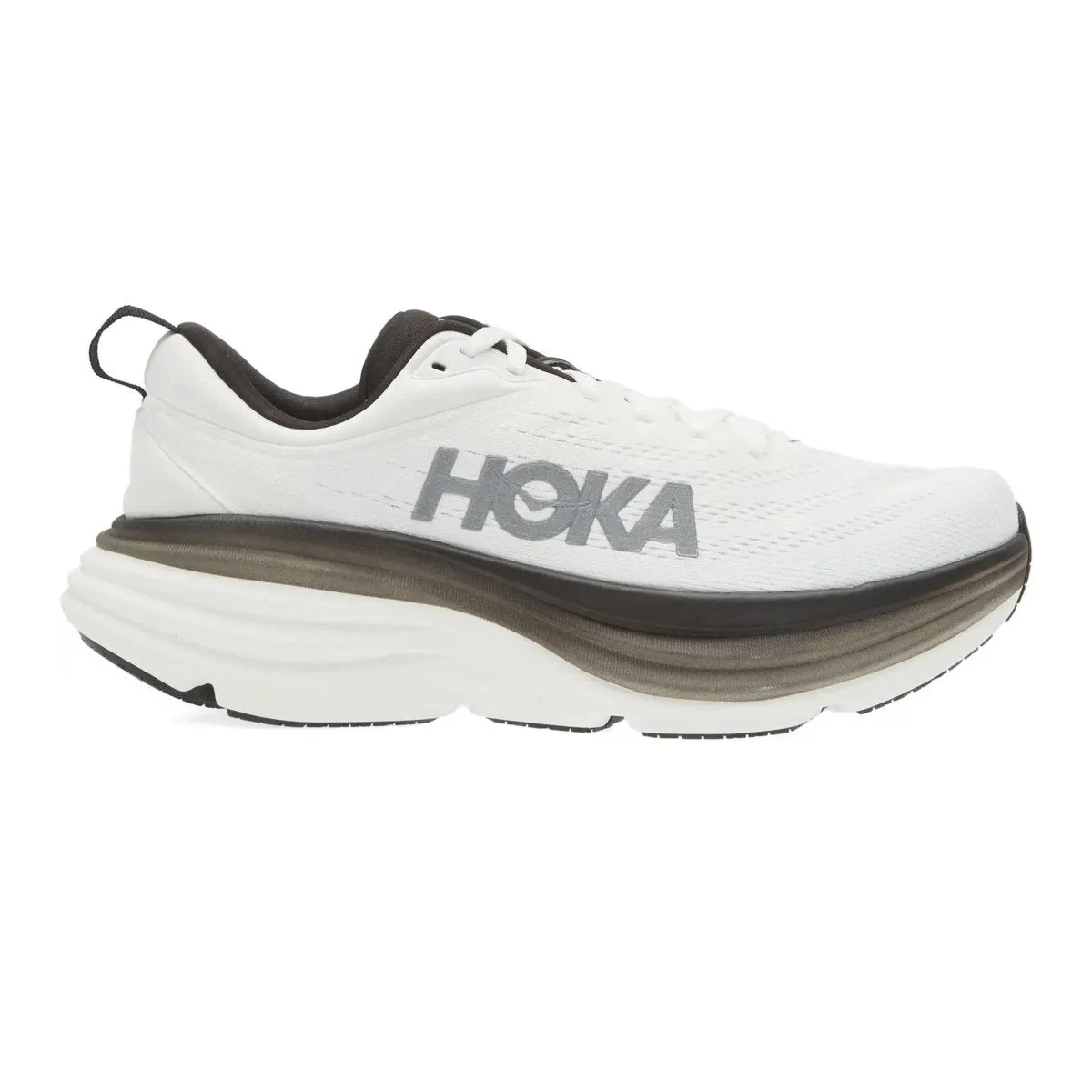 Hoka Men's Bondi 8 White/Black