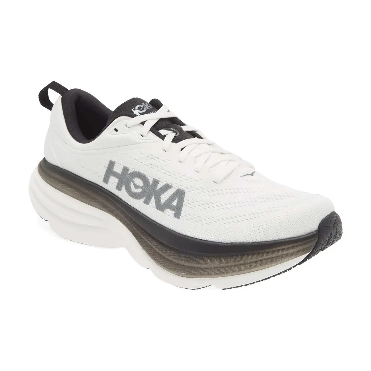 Hoka Men's Bondi 8 White/Black