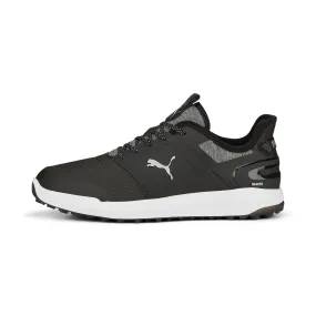 IGNITE ELEVATE Wide Spikeless Golf Shoes | Puma Black / Puma Silver