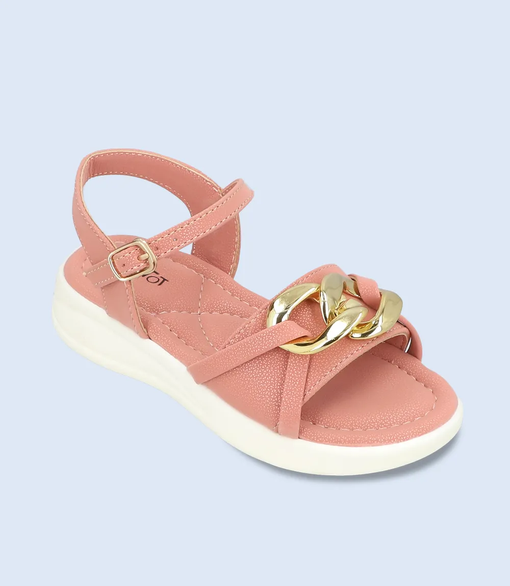 KG0097-PINK-Girls Casual Sandal