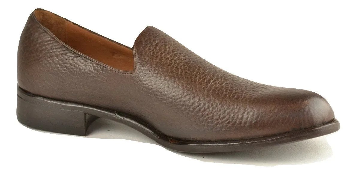 Loafer  |  Choc pebble grain calf