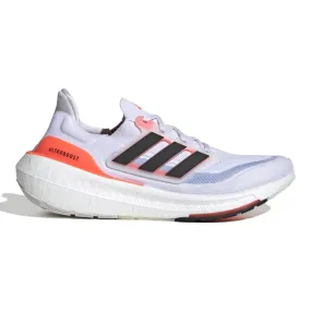 Men's Adidas Ultraboost Light, Cloud White/Core Black/Solar Red, 9 D Medium