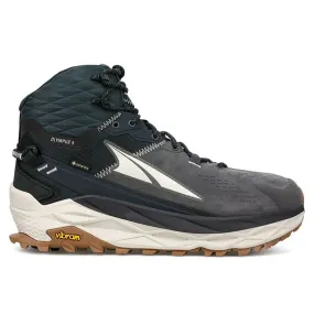 Men's Altra Olympus 5 Mid GTX, Black/Gray, 10.5 D Medium