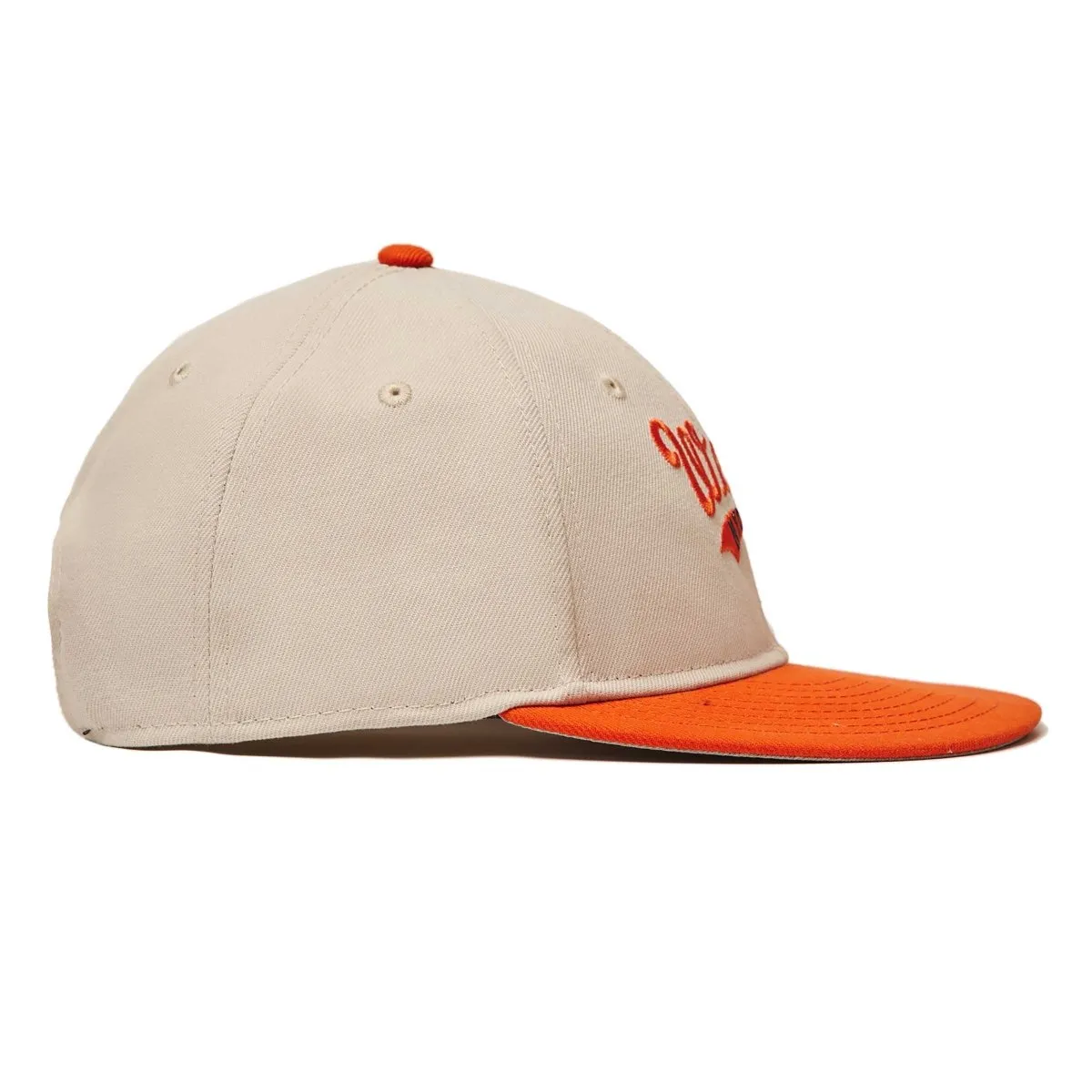 New Era X West NYC 9FIFTY RC Retro Crown Stone/Orange Core Logo Snapback