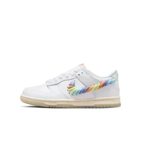 Nike Dunk Low SE GS (White/Multi-Color/Terra Blush)