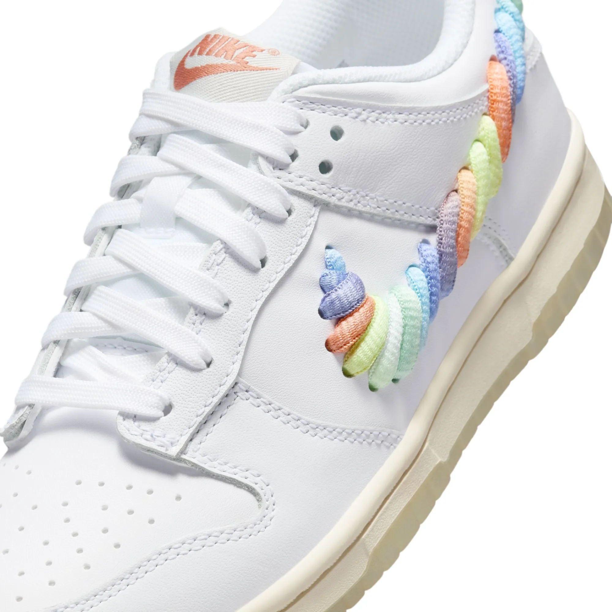 Nike Dunk Low SE GS (White/Multi-Color/Terra Blush)