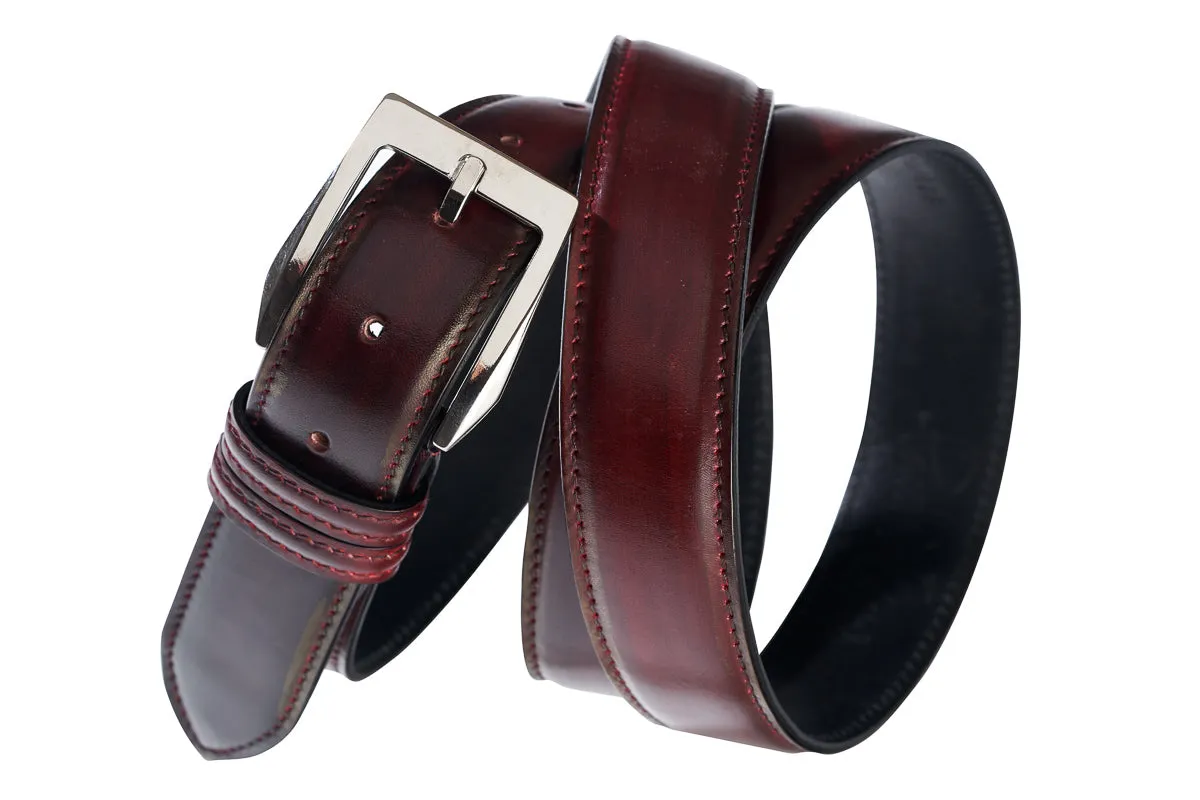 Oxblood Leather Belt