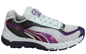 Puma Faas 700 Womens Trainers Lace Up Running Shoes White Purple 186687 04 D16