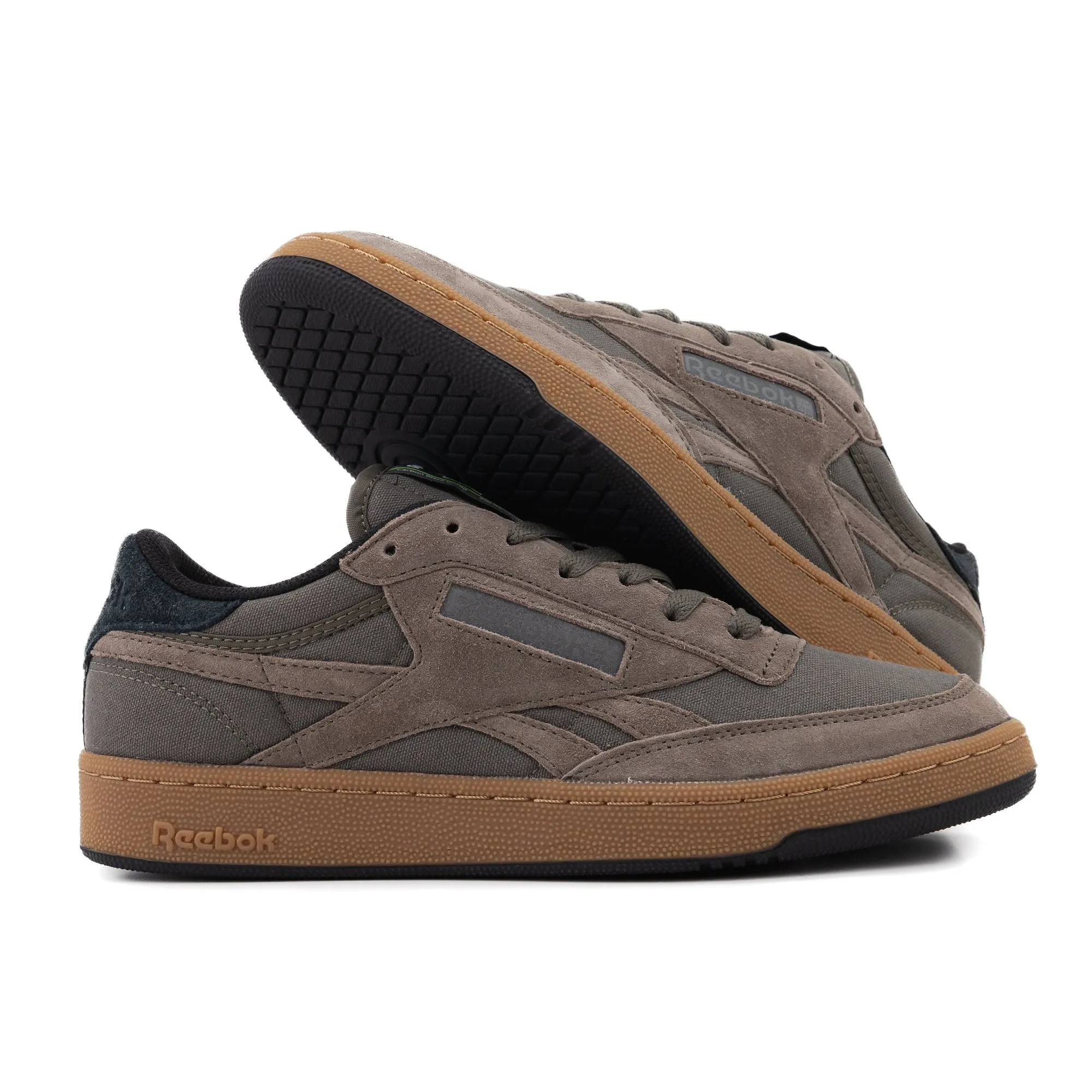 Reebok Club C Revenge Vintage Sneakers in Grout - Classic Retro Style Athletic Shoes - Mens and Womens Available