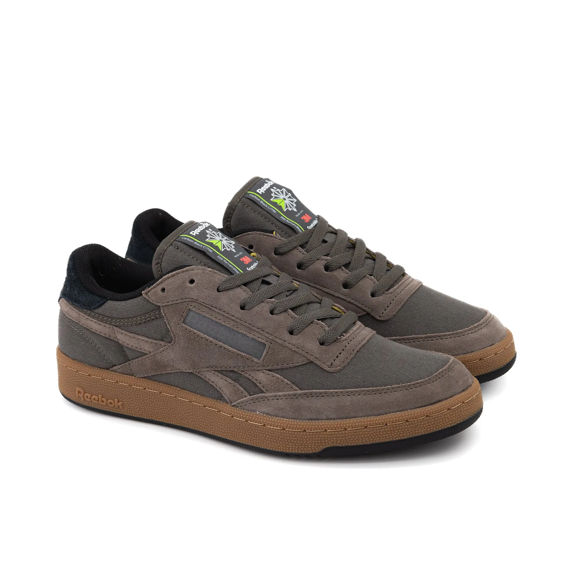 Reebok Club C Revenge Vintage Sneakers in Grout - Classic Retro Style Athletic Shoes - Mens and Womens Available