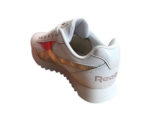 Reebok Royal CL Jog 2 Plat Kid FV1309 white-silver girls' sneakers shoe