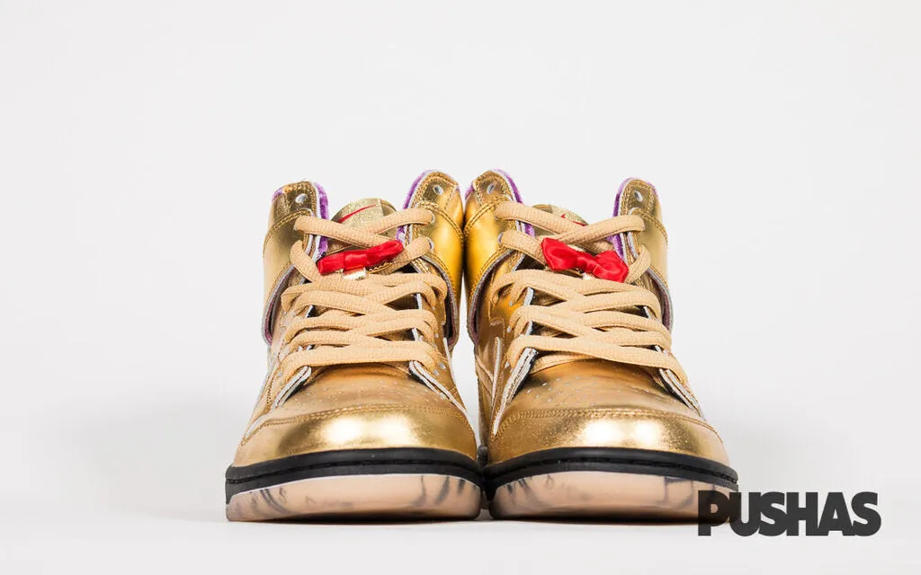 SB Dunk High x Humidity 'Metallic Gold' (New)