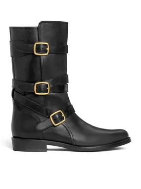 TRIPLE BUCKLE BIKER BOOT 20