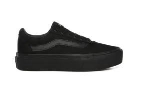 Vans women's wedge sneakers shoe in black Ward VN0A3TLC1861 canvas