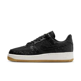 WMNS Nike Air Force 1 '07 LX "Black Ostrich Gum"