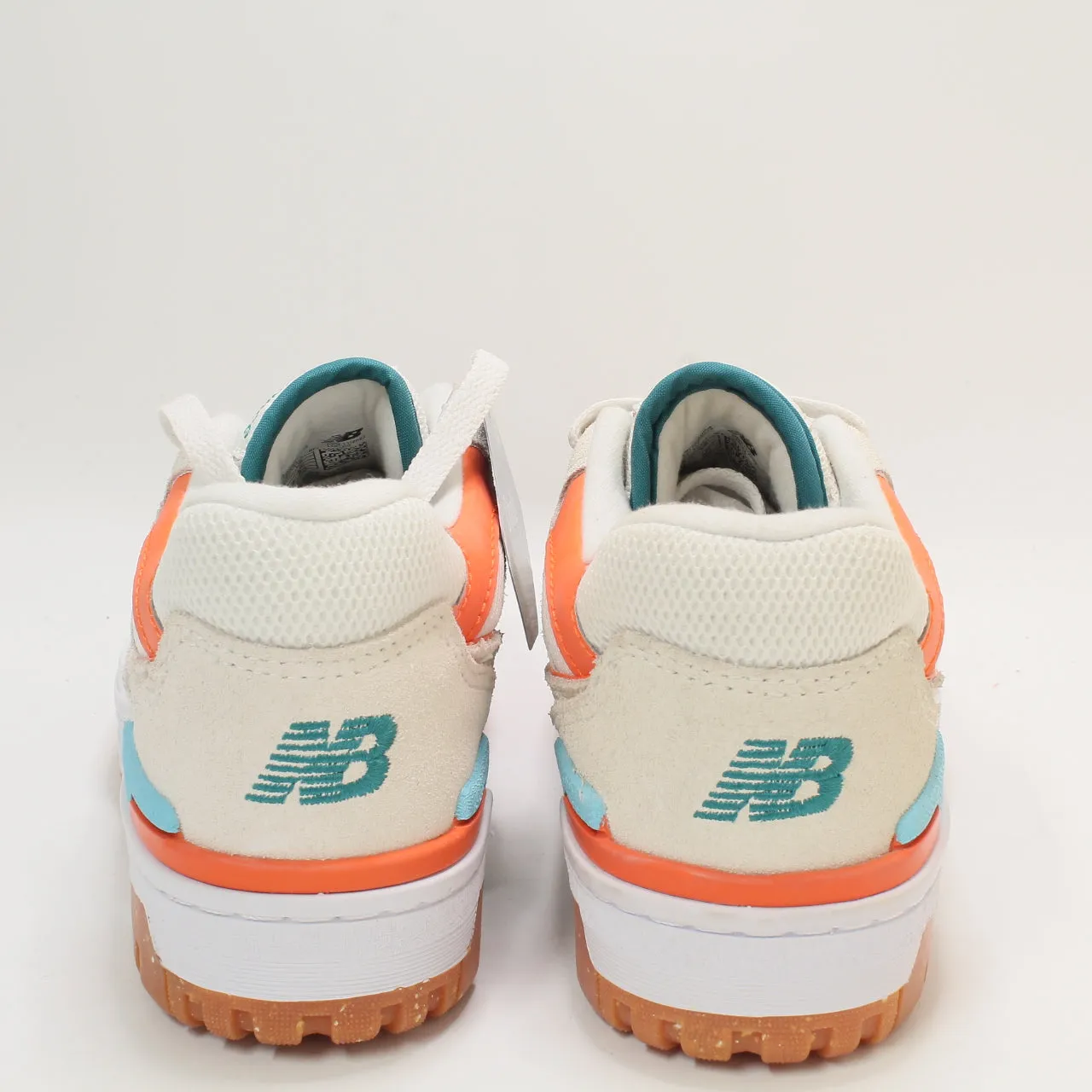 Womens New Balance BB550 Trainers Cream Orange Blue Green Grey Gum